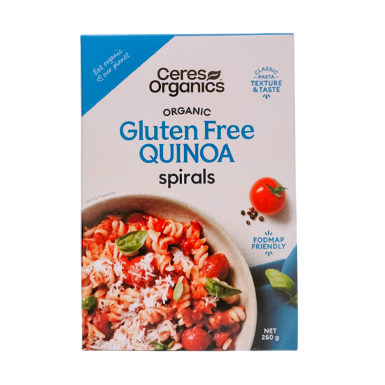 Ceres Organics - Organic Pasta Spirals Quinoa (Gluten Free) 250g