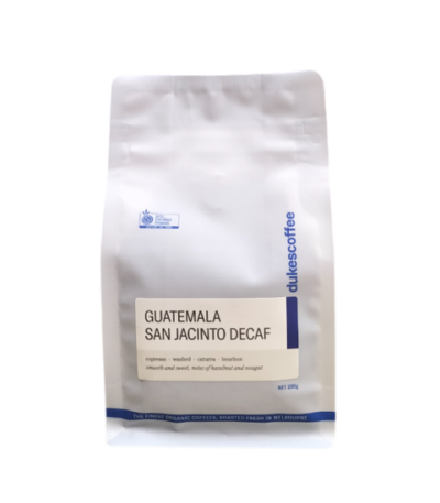 Dukes Coffee - Organic Coffee - Guatemala San Jacinto DECAF