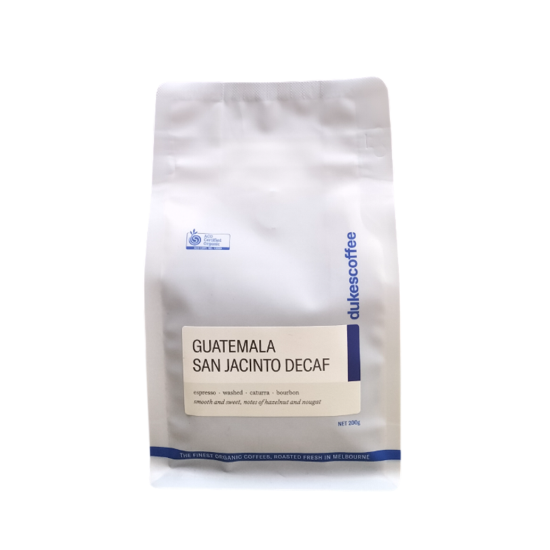 Dukes Coffee - Organic Coffee - Guatemala San Jacinto DECAF