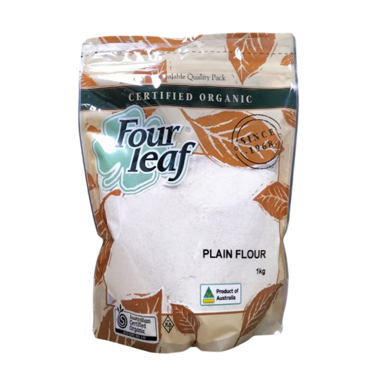 Four Leaf - Organic Flour Plain 1kg