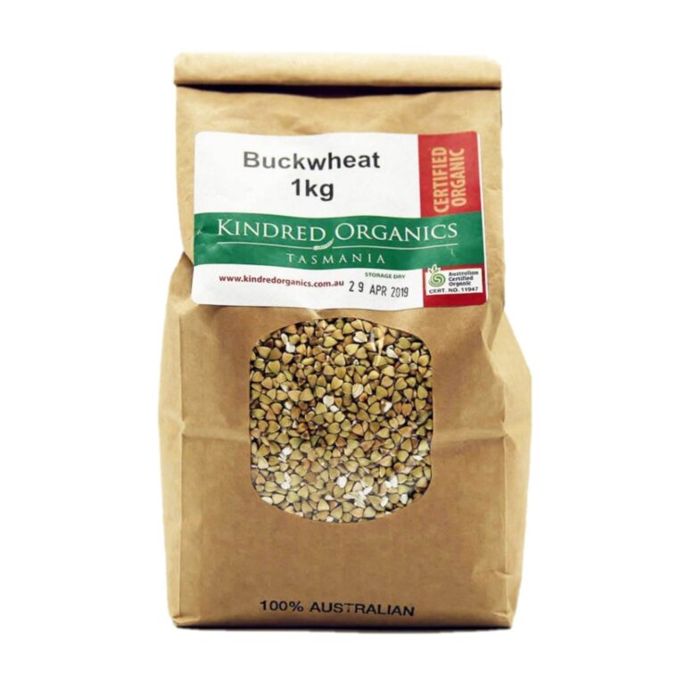 Kindred Organics - Organic Buckwheat Kernals 1kg