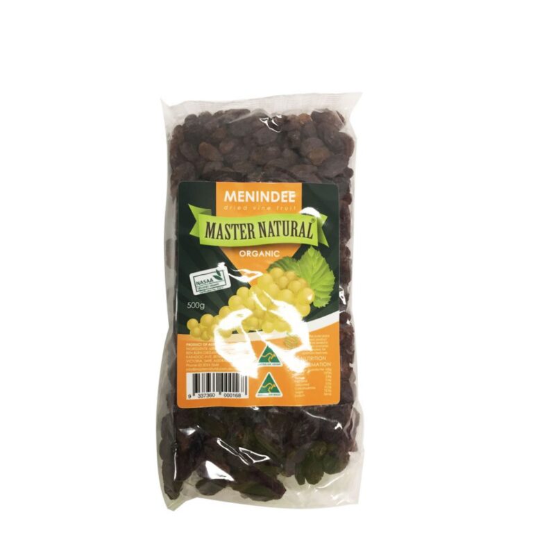 Master Natural - Organic Menindee Dried Vine Fruit 500g