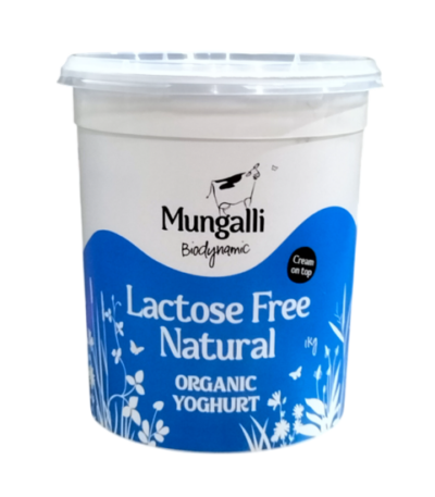 Mungalli Creek - Organic Lactose Free Yoghurt 1kg