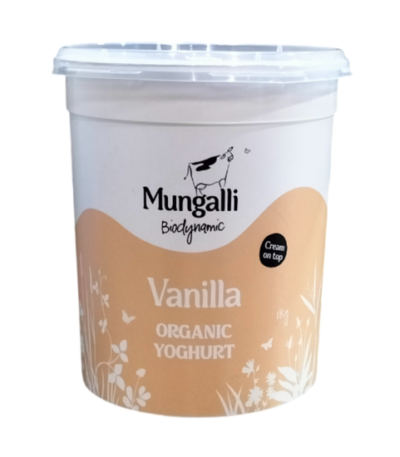 Mungalli Creek - Organic Yoghurt Vanilla 1kg
