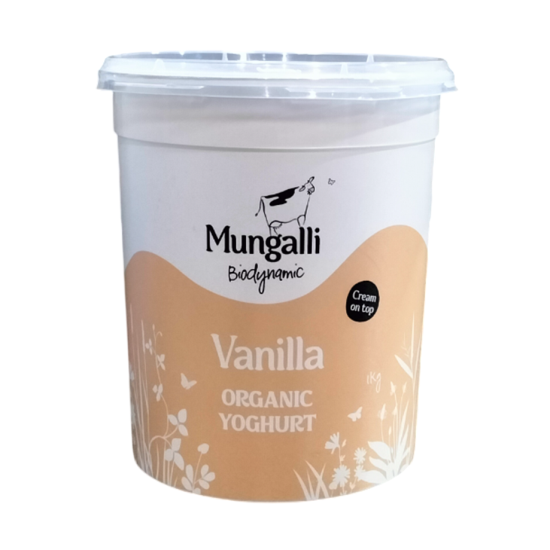 Mungalli Creek - Organic Yoghurt Vanilla 1kg