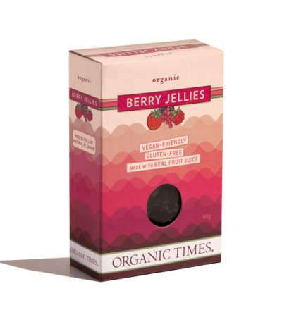 Organic Times - Organic Berry Jellies 80g