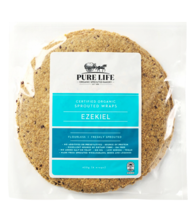 Pure Life - Organic Sprouted Ezekiel Wraps 420g