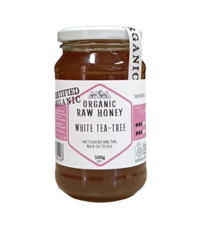 Raw Honey - Organic Honey - White Tea Tree 500g