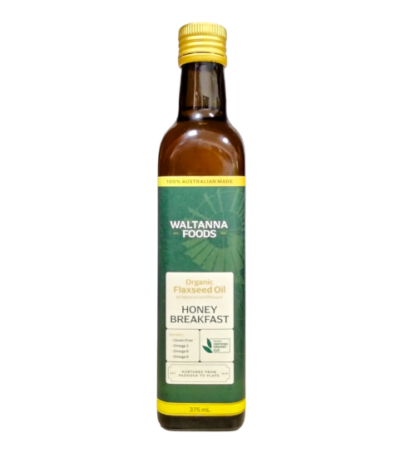 Waltanna Foods - Golden Flaxseed Oil - Honey Breakfast 375ml