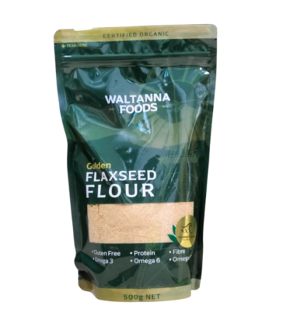 Waltanna Foods - Organic Flour - Golden Flaxseed (Linseed) 500g
