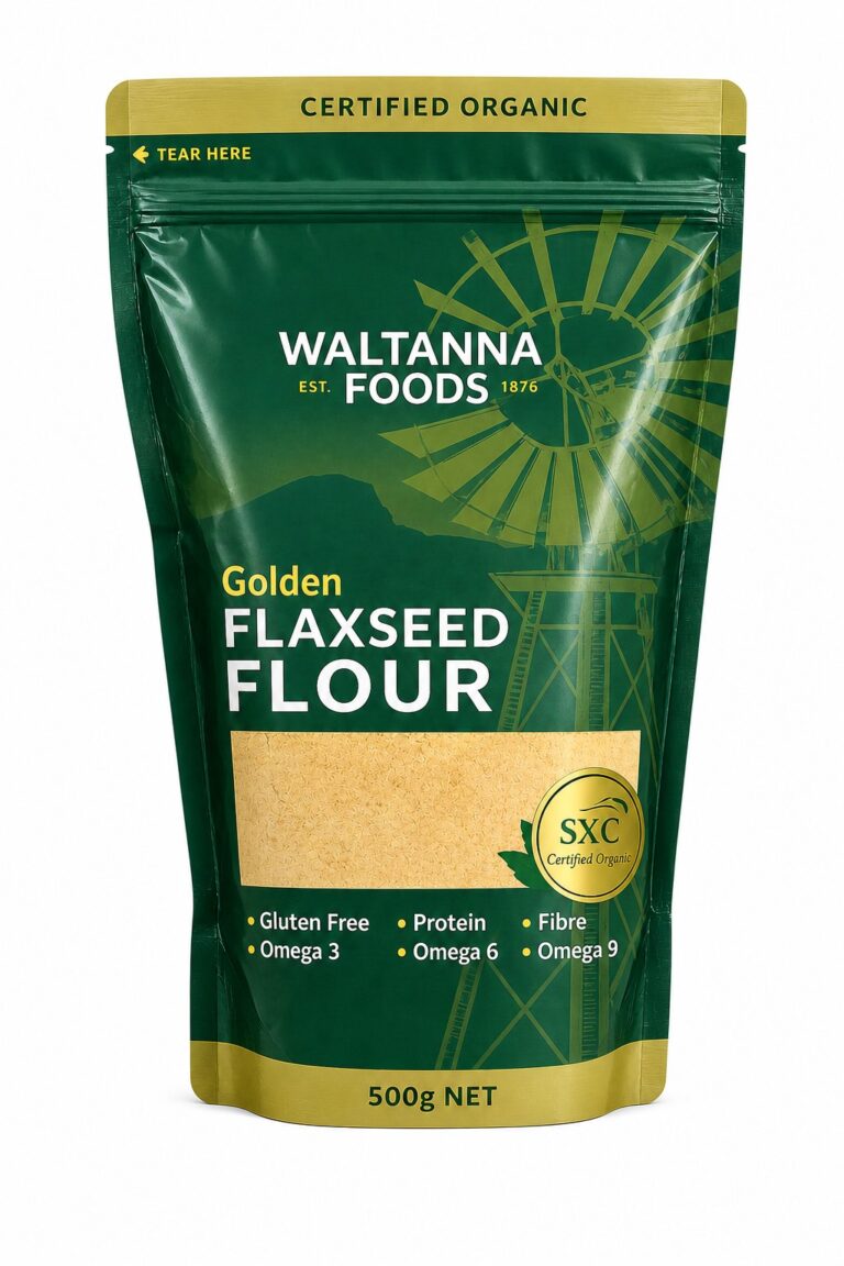 Waltanna Foods - Organic Flour - Golden Flaxseed (Linseed) 500g