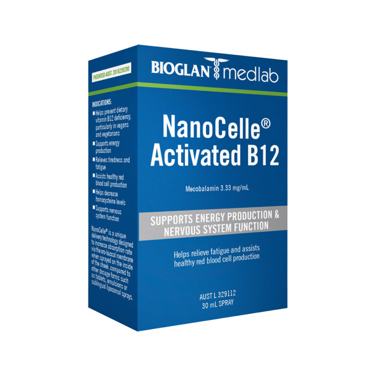 Bioglan Medlab - NanoCelle Activated B12 Spray 30mls