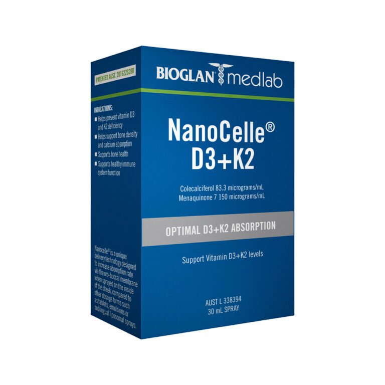 Bioglan Medlab - NanoCelle D3 + K2 Spray 30mls