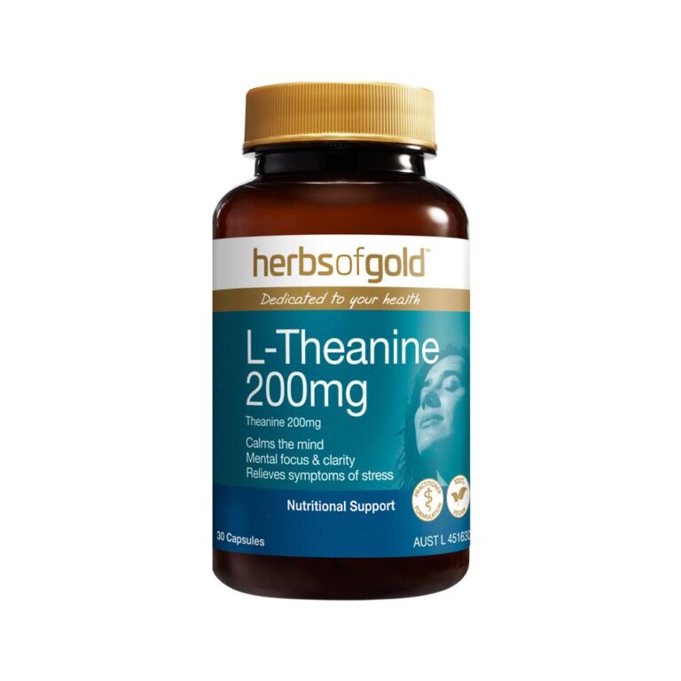 Herbs of Gold L-Theanine 200mg 30caps