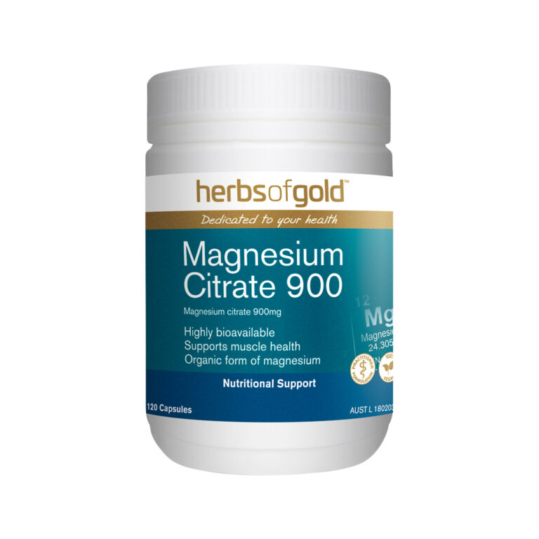 Herbs of Gold - Magnesium Citrate 900 120 caps