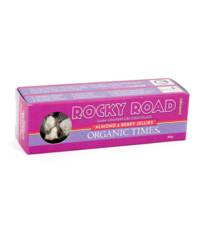 Organic Times - Dark Chocolate Rocky Road 60g