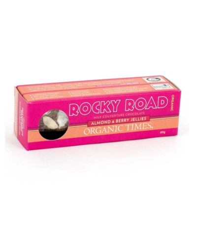 Organic Times - Milk Chocolate Rocky Road 60g
