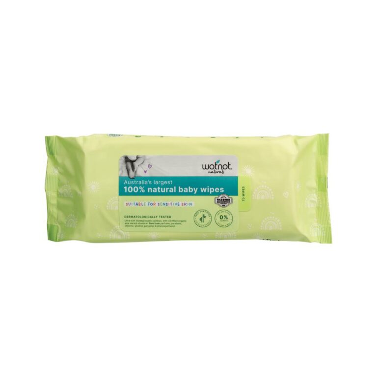 Wotnot Naturals - 100% Natural Baby Wipes 70wipes