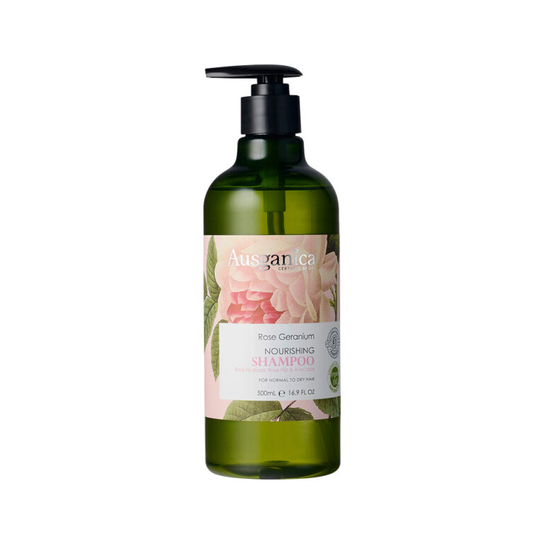 Ausganica Organic Rose Geranium Nourishing Shampoo 500ml