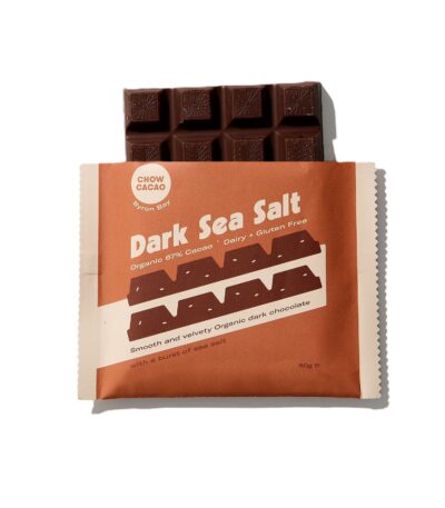 Chow Cacao Chocolate Bar - Dark Sea Salt 60g
