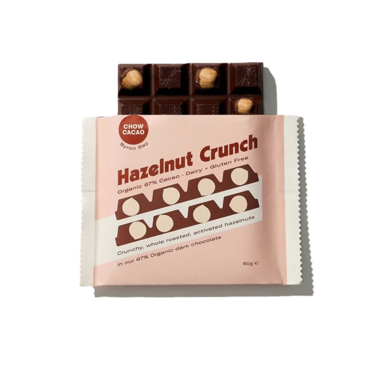 Chow Cacao Chocolate Bar - Hazelnut Crunch 60g