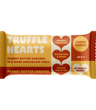 Chow Cacao Truffle Hearts - Peanut Butter 26g