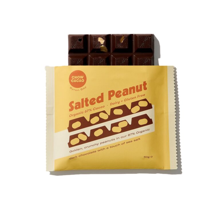 Chow Cacao Chocolate Bar - Salted Peanut 60g