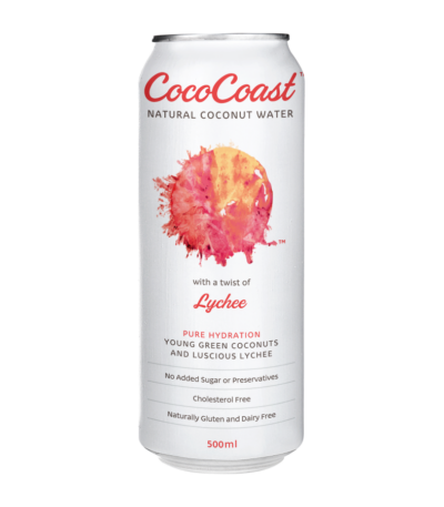 CocoCoast - Coconut Water - Lychee 500ml