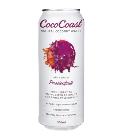 CocoCoast - Coconut Water - Passionfruit 500ml