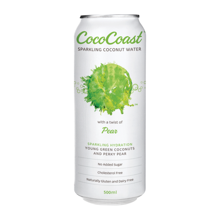 CocoCoast - Sparkling Coconut Water with Pear 500ml