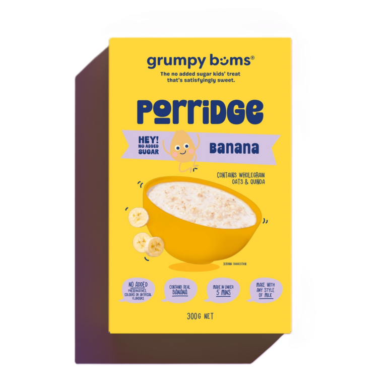Grumpy Bums Porridge - Banana 300g