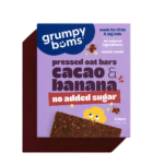 Grumpy Bums Pressed Oat Bars - Cacao & Banana 100g