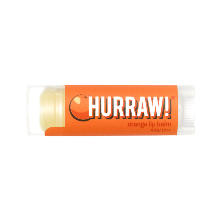 Hurraw! Organic Lip Balm - Orange 4.8g