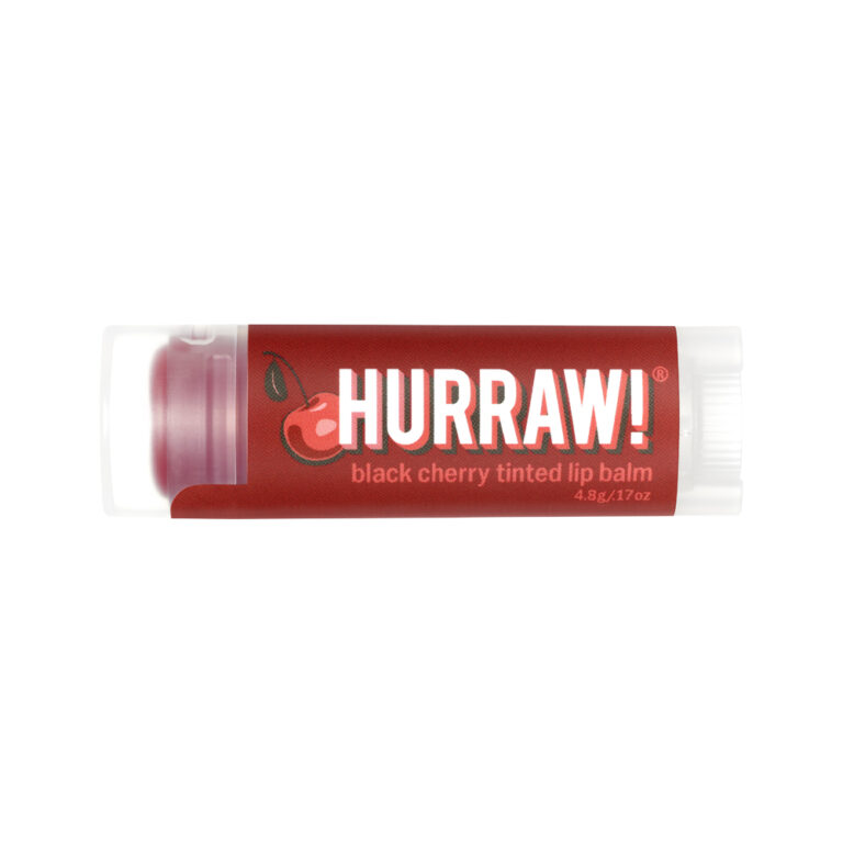 Hurraw! Organic Lip Balm - Tinted Black Cherry 4.8g