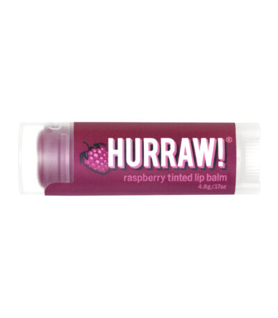 Hurraw! Organic Lip Balm - Tinted Raspberry 4.8g