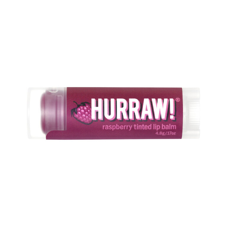 Hurraw! Organic Lip Balm - Tinted Raspberry 4.8g