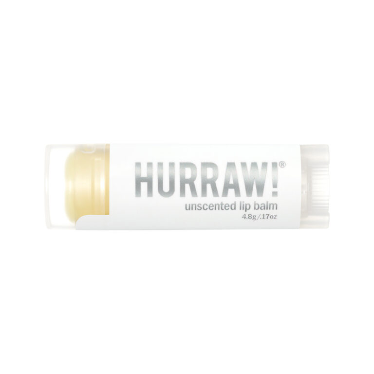 Hurraw! Organic Lip Balm - Unscented 4.8g