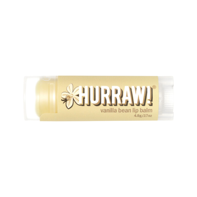 Hurraw! Organic Lip Balm - Vanilla Bean 4.8g