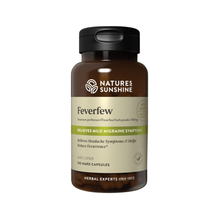 Natures Sunshine Feverfew 100 capsules