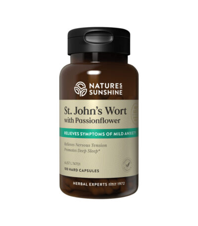 Natures Sunshine St. Johns Wort with Passionflower 100 capsules