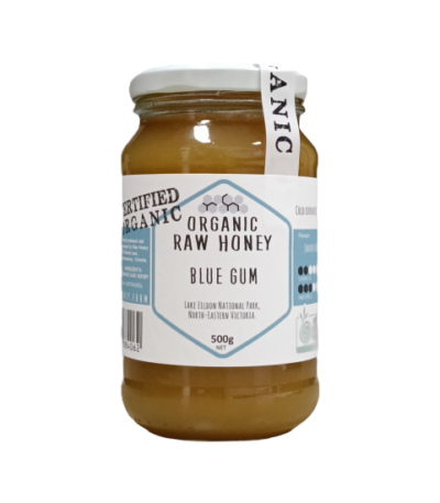 Raw Honey - Organic Blue Gum Honey 500g