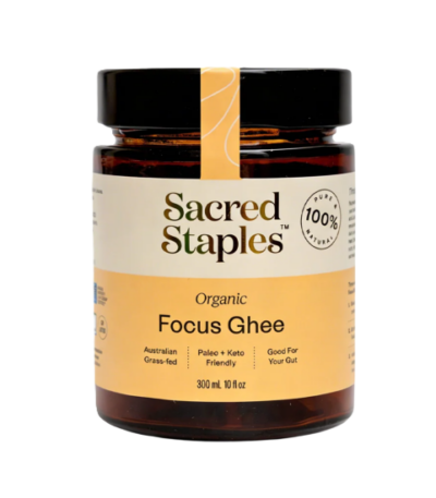 Sacred Staples - Organic Ghee - Focus 300ml