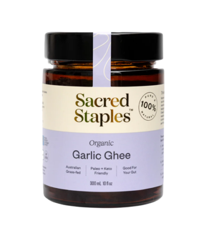 Sacred Staples - Organic Ghee - Garlic 300ml