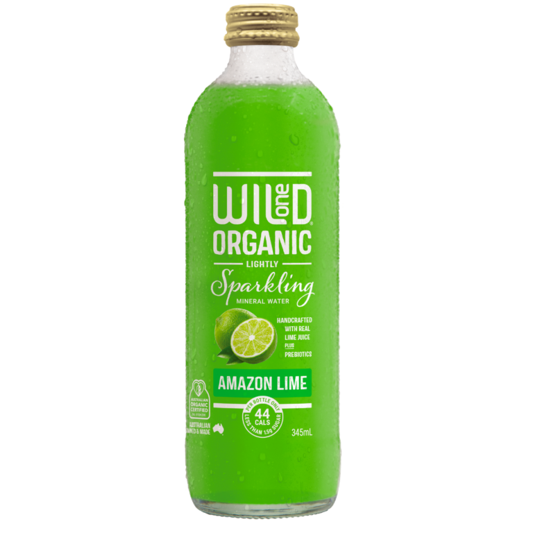 Wild One - Organic Sparkling Mineral Water - Amazon Lime 345ml
