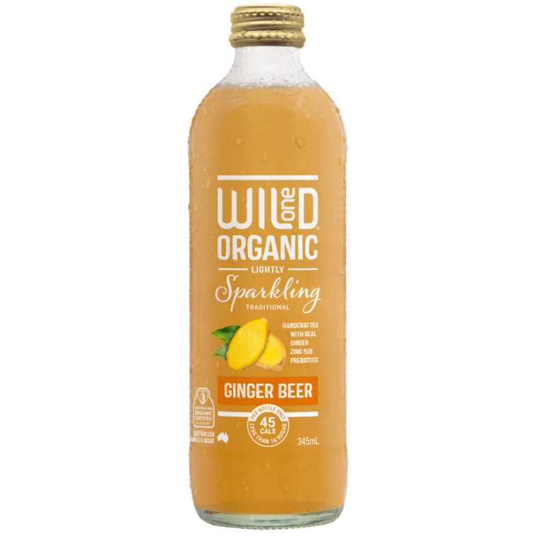 Wild One - Organic Sparkling Mineral Water - Ginger Beer 345ml