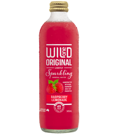 Wild One - Sparkling Mineral Water - Raspberry Lemonade 345ml