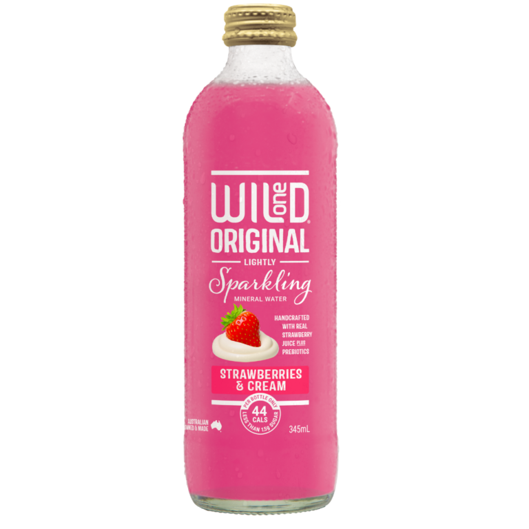 Wild One - Sparkling Mineral Water - Strawberries & Cream 345ml