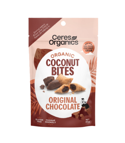 Ceres Organics - Organic Coconut Bites - Chocolate 60g