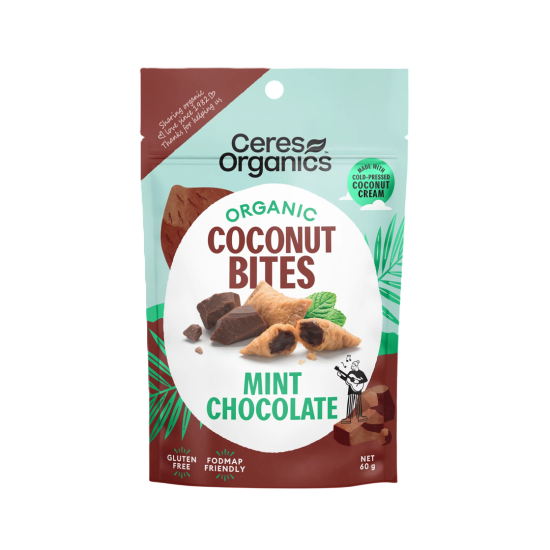 Ceres Organics - Organic Coconut Bites - Mint Chocolate 60g