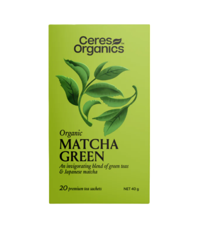 Ceres Organics - Organic Tea - Matcha Green 20 tea bags
